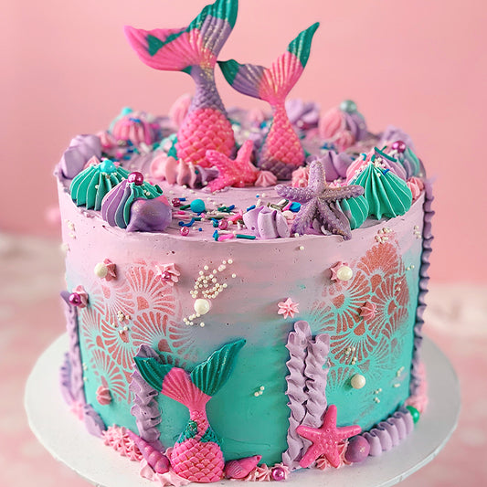 My favorite summer cake: Mermaid Cake