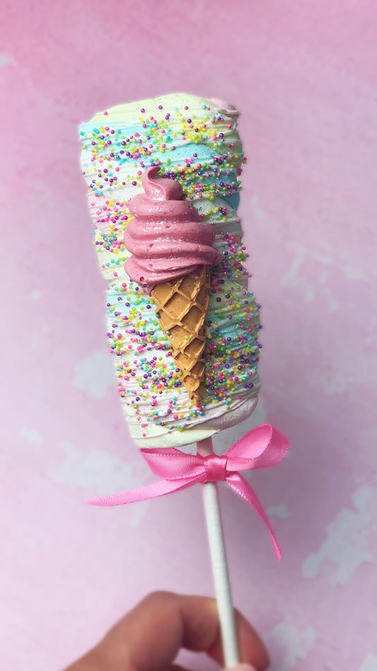 Marshmallow with ice cream