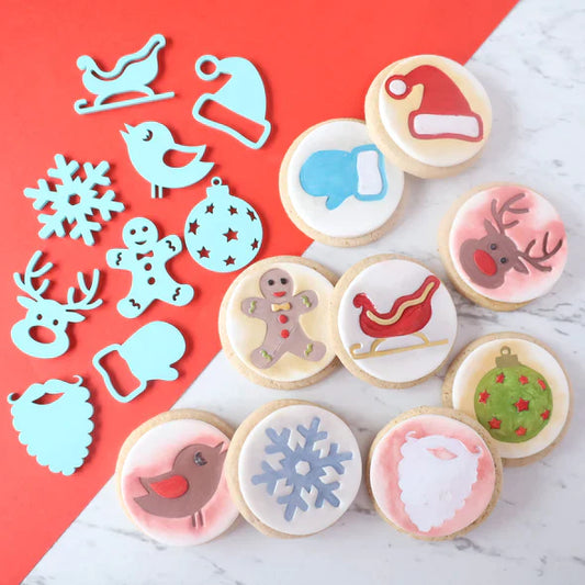 Christmas Cookies: the colors of the season
