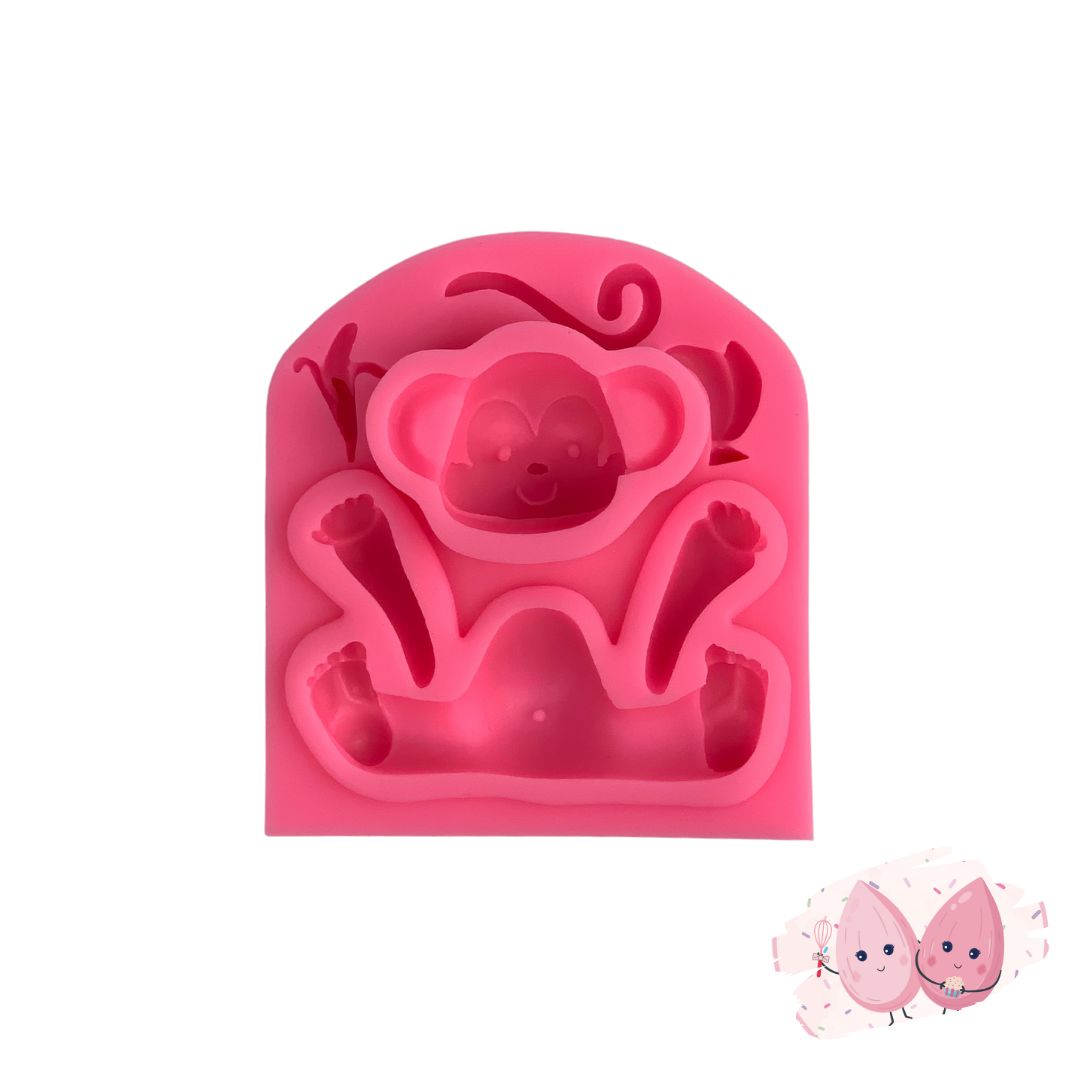 3D MONKEY SILICONE MOLD