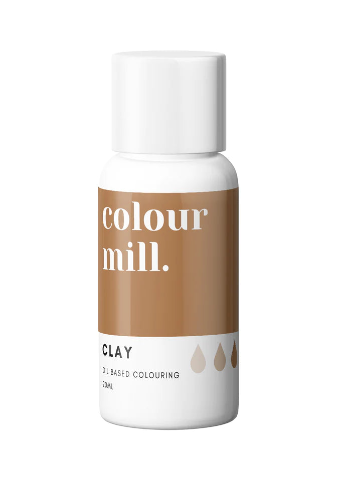 Oil Based Colouring 20ml Clay