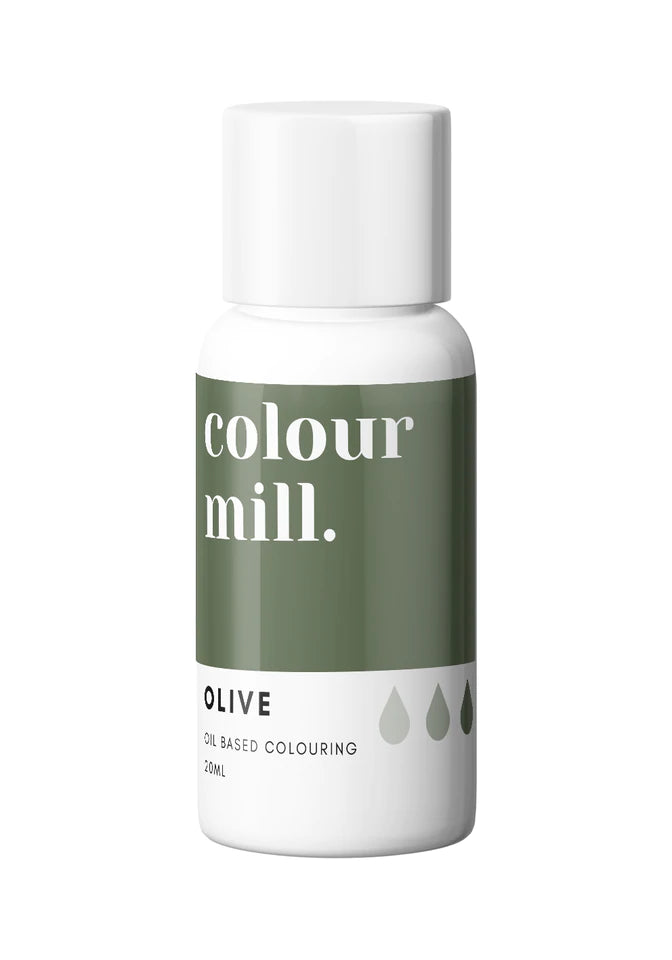 Oil Based Colouring 20ml Olive