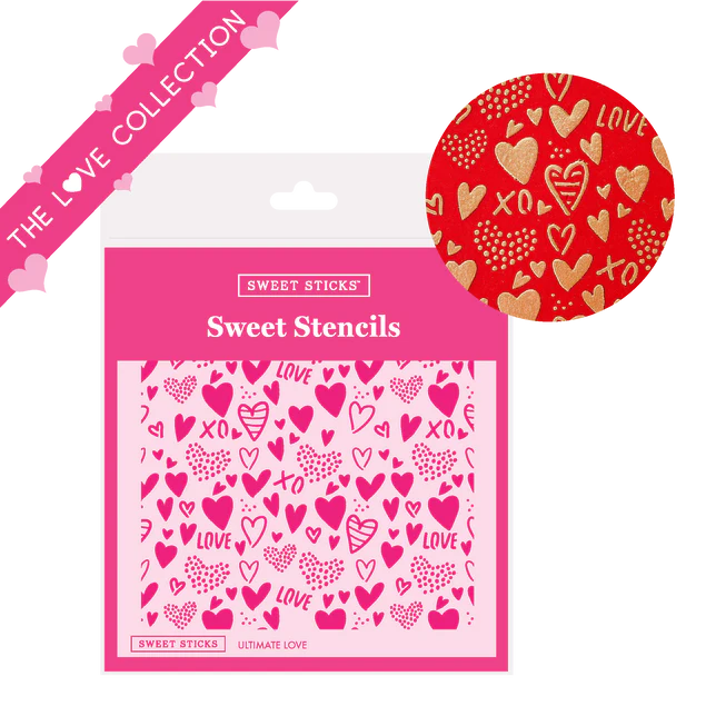 ULTIMATE LOVE SWEET STENCIL  - SWEET STICKS