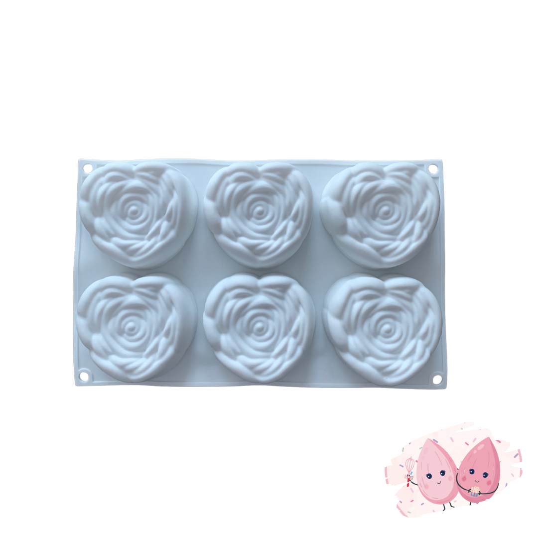 HEART/ ROSE SILICONE MOLD