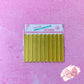 GOLD MINI CAKESICLE STICKS - PACK OF 10