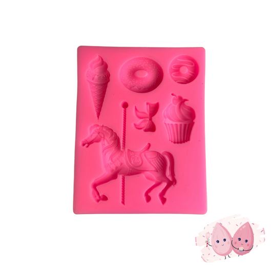 SWEET CAROUSEL SILICONE MOLD
